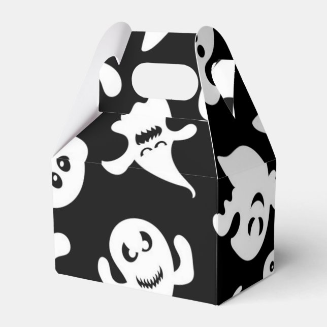 Ghost pattern favor box (Front Side)