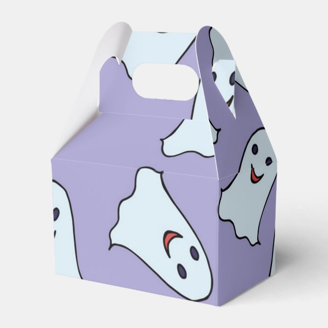 Ghost pattern favor box (Front Side)
