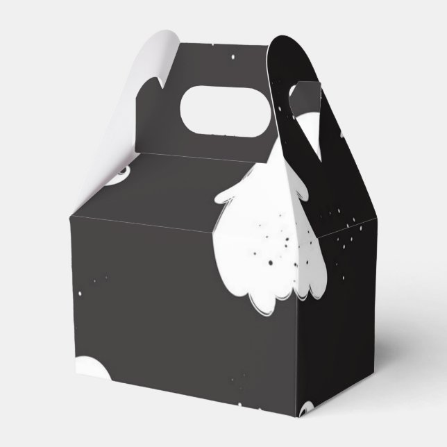 Ghost pattern favor box (Front Side)
