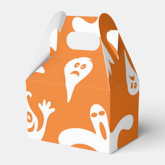Ghost pattern favor box (Front Side)