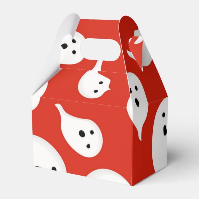 Ghost pattern favor box (Front Side)