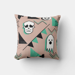 Ghost pattern,halloween theme seamless pattern wit throw pillow