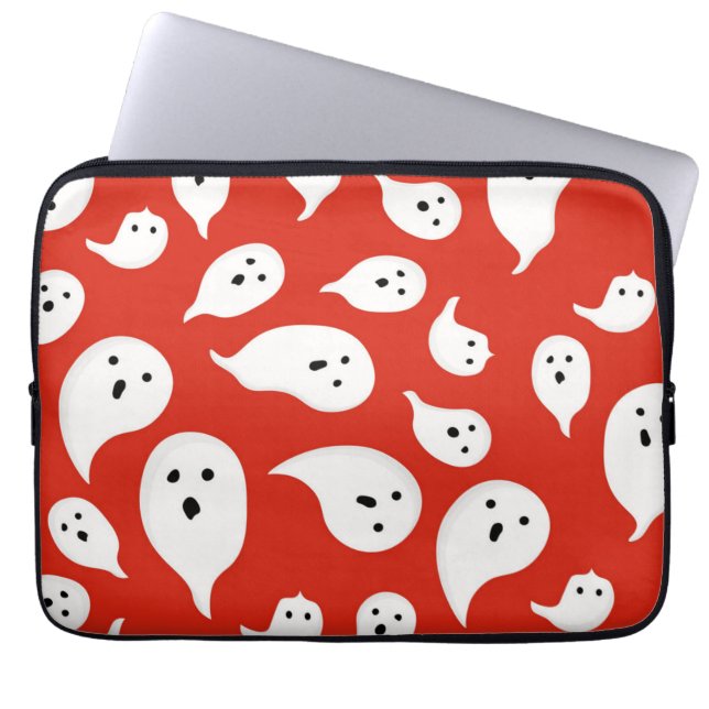 Ghost pattern laptop sleeve (Front)
