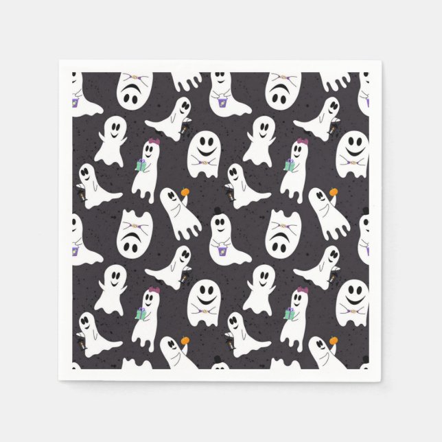 Ghost pattern napkin (Front)