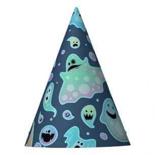 Ghost pattern party hat