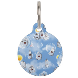 Ghost Pattern Pet Tag