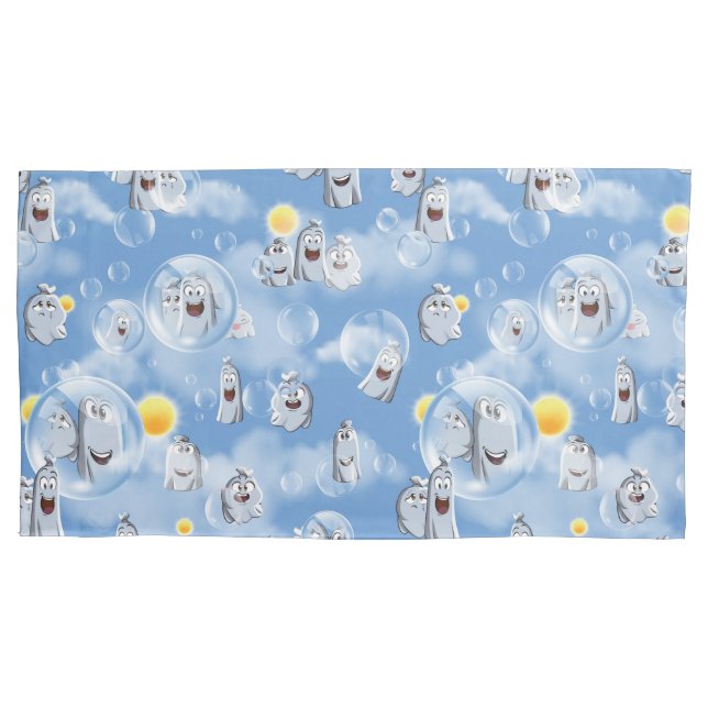 Ghost Pattern Pillowcase (Front-Left)