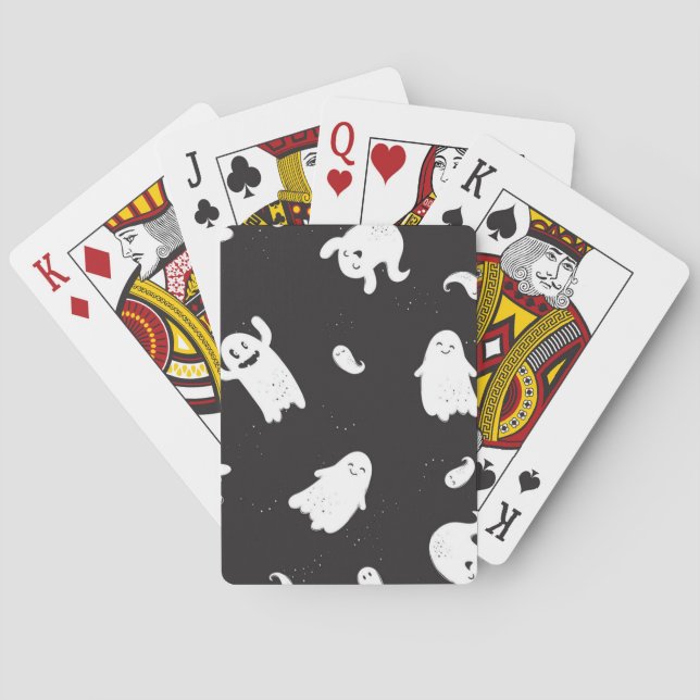 Ghost pattern playing cards (Back)