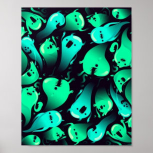Ghost pattern poster