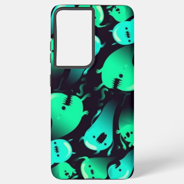 Ghost pattern samsung galaxy s21 ultra case (Back)