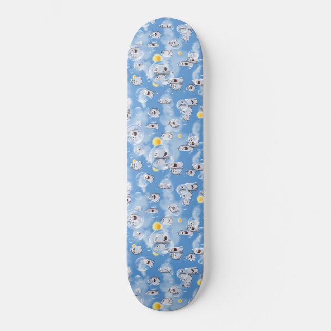 Ghost Pattern Skateboard (Front)