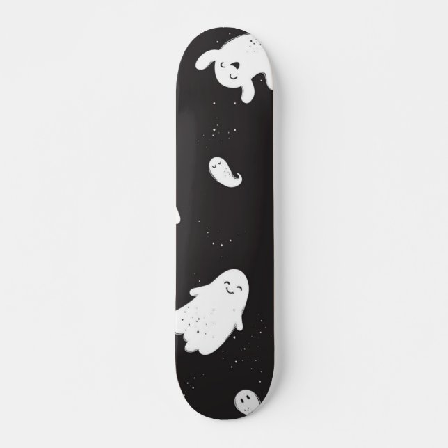 Ghost pattern skateboard (Front)