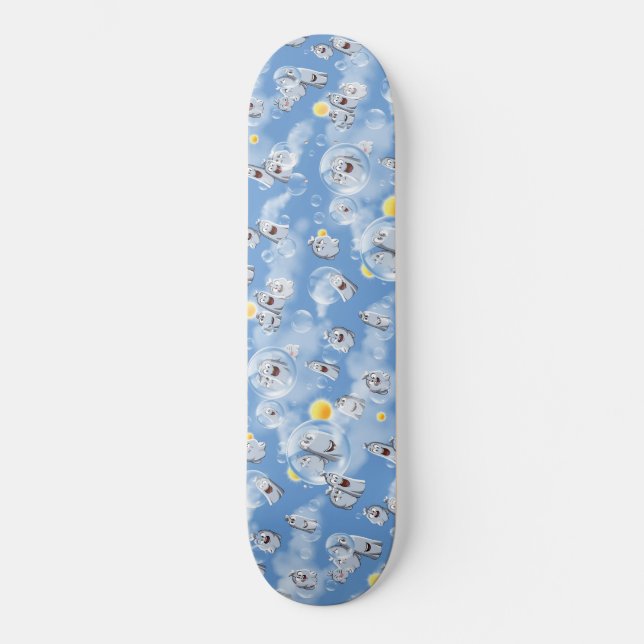 Ghost Pattern Skateboard (Front)