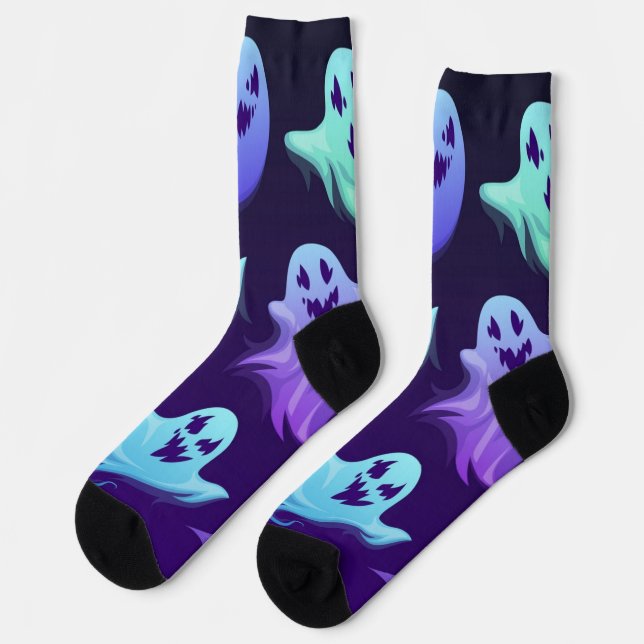 Ghost pattern socks (Left)