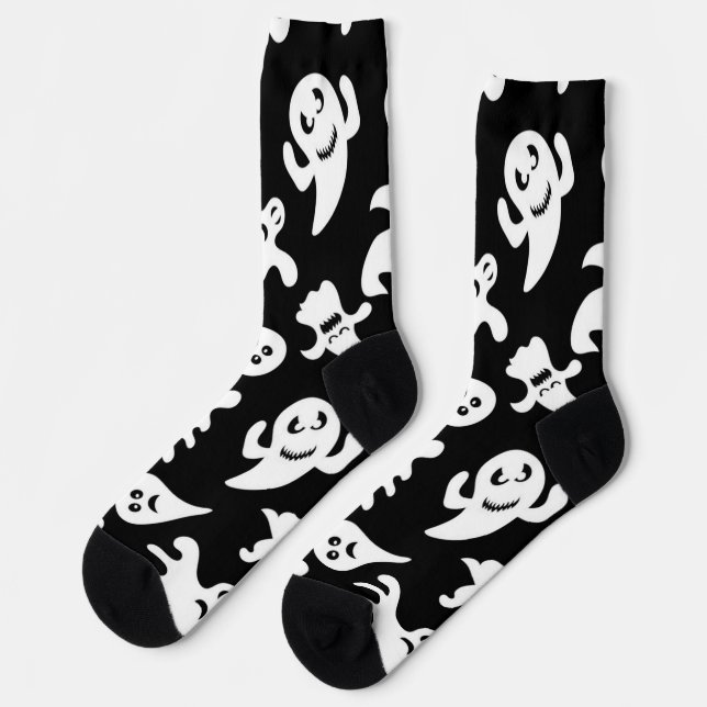 Ghost pattern socks (Left)