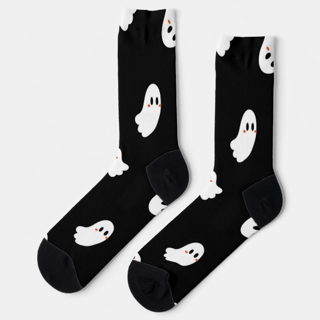 Ghost pattern socks (Left)