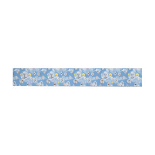 Ghost Pattern Wraparound Address Label