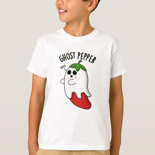 Ghost Pepper Funny Chili Pun  T-Shirt (Front)