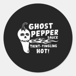 Ghost Pepper Sauce Taint-tingling Hot  Classic Round Sticker