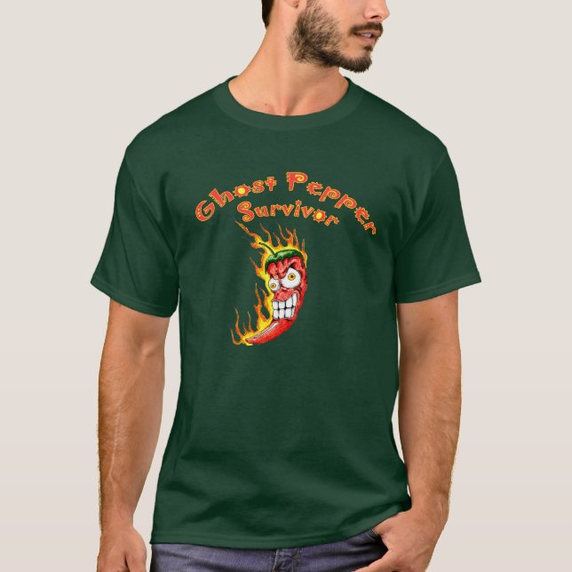 Ghost Pepper Survivor T-Shirt (Front)