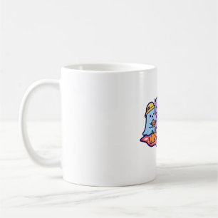 Ghost Picnic Blanket Cute Halloween Art Coffee Mug