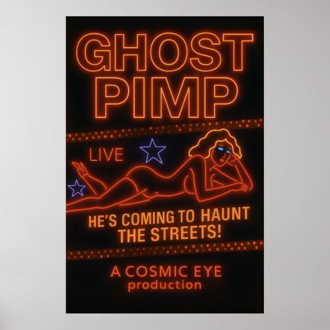 Ghost Pimp Poster (Front)