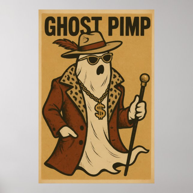 Ghost Pimp Poster (Front)