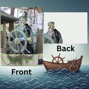 Ghost Pirate 5 x 7 Halloween Card