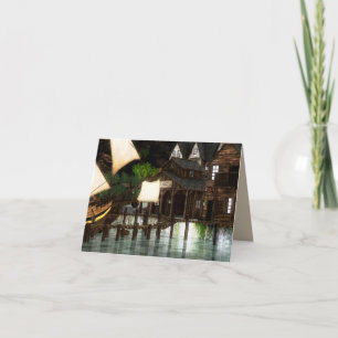 ghost pirate cove greeting card