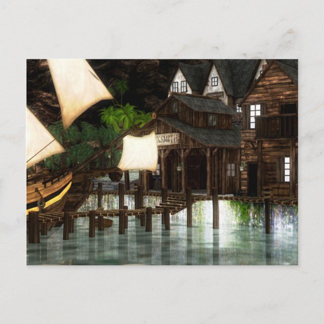 ghost pirate cove postcard (Front)