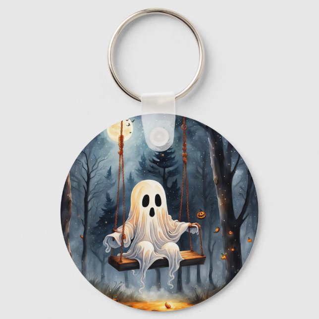 Ghost Play Keychain (Front)