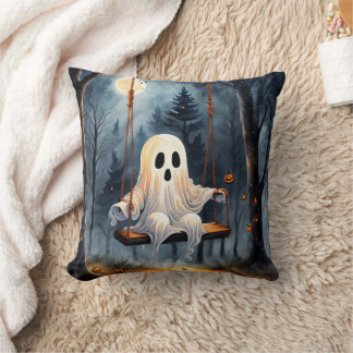 Ghost Play Throw Pillow