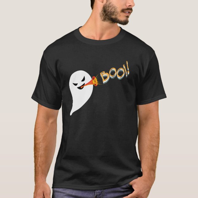 Ghost playing and singing boo T-Shirt (Front)