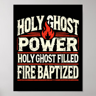 Ghost Power Christian Faith  Poster