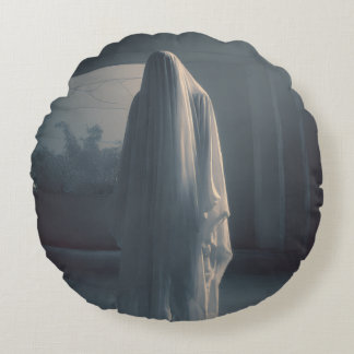 Ghost Printed Pillow Spooky Comfort for Your Home
