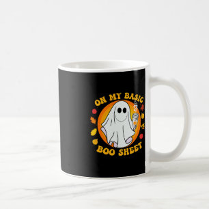 Ghost Pumpkin Spice Latte Fall Vibe Halloween Funn Coffee Mug