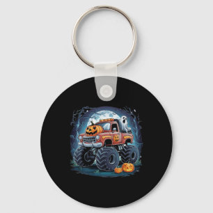 Ghost Pumpkin Spooky Season Halloween Costume Keychain