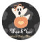 Ghost Pumpkin Thank You Stickers