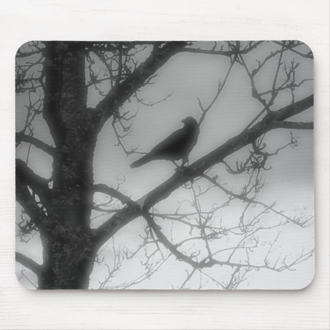 Ghost Raven Mousepad (Front)