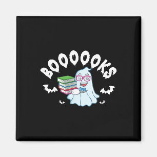 Ghost Reading Books Halloween Costume For Teacher Magnet