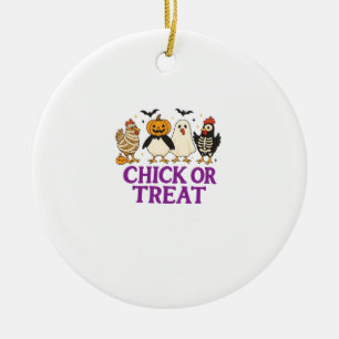 Ghost Reading in Cozy Halloween Library Classic T- Ceramic Ornament