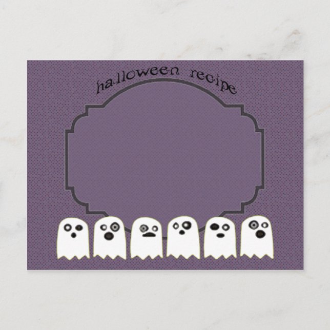 ghost recipe card (Front)