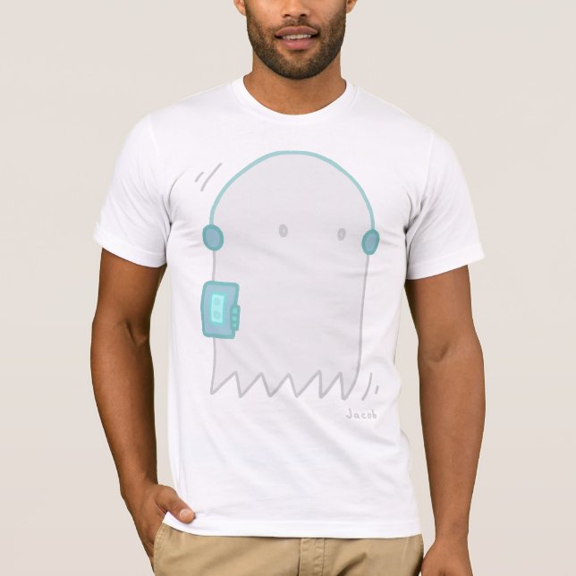Ghost Ridin' the Walkman T-Shirt (Front)