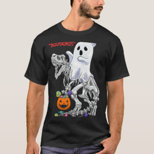 Ghost Riding Dinosaur Shirt - Skeleton T-Rex Skull