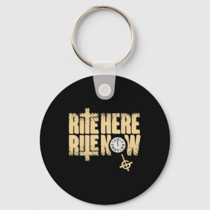 Ghost Rite Here Title Keychain