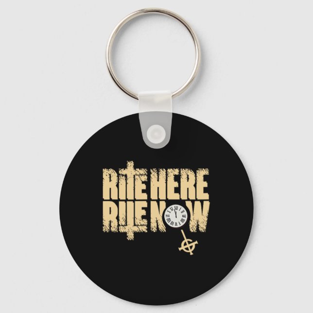 Ghost Rite Here Title  Keychain (Front)