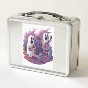 Ghost Rock Band Metal Lunch Box