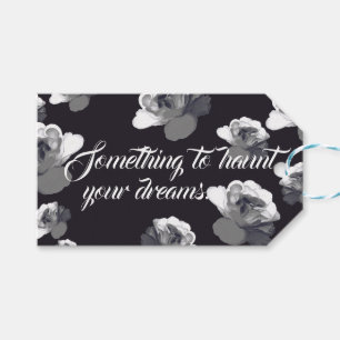 Ghost Rose Haunted Dreams Halloween Gift Tags