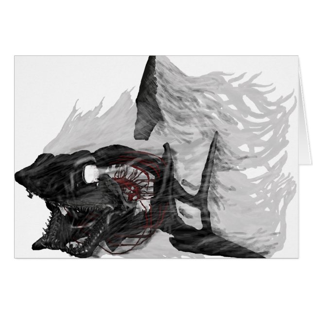 Ghost Shark Card (Front Horizontal)