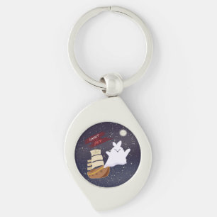 Ghost Ship Spooky Halloween Keychain